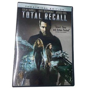 Total Recall Action Sci Fi DVD 2012 PG 13 u Colin Farrell Bokeem Woodbine Bryan